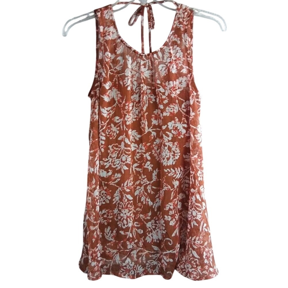 2 pcs A:GLOW Brown Tank Top Blouse Small Light Weight